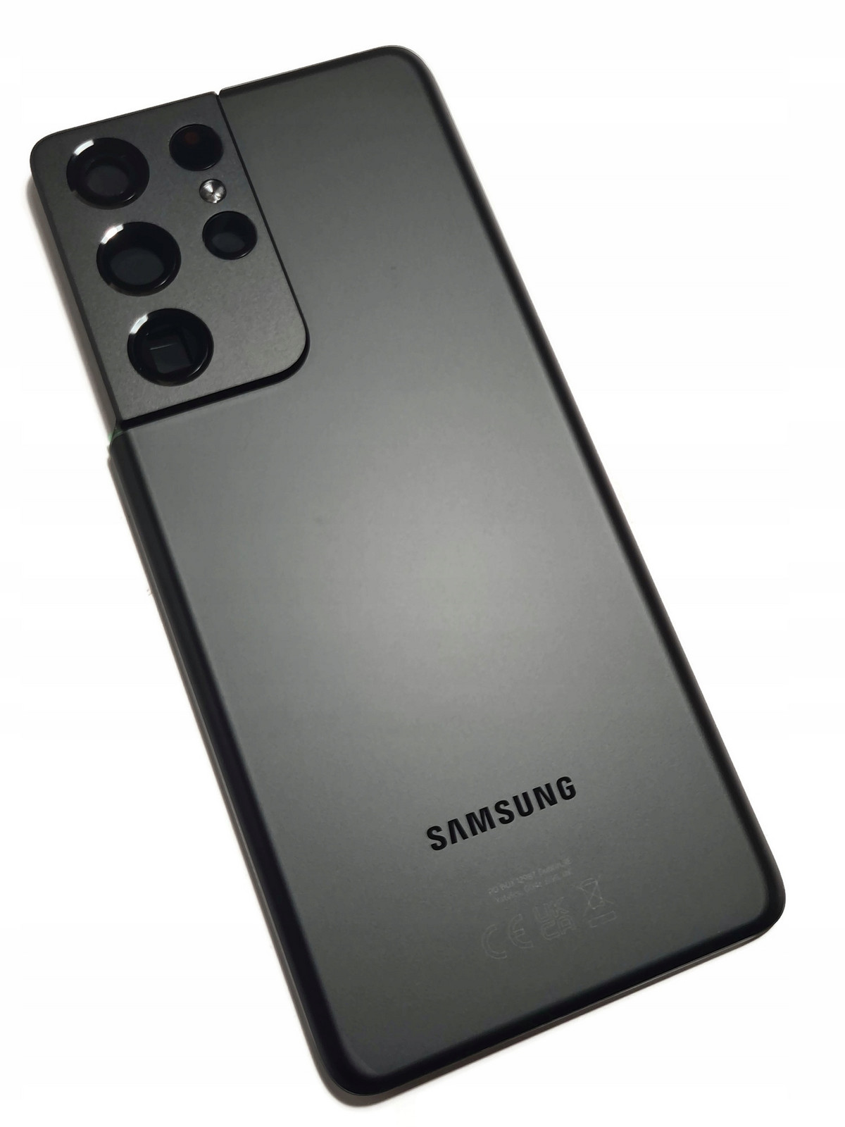 Org Klapka Originální zadní zadní kryt Samsung Galaxy S21 Ultra (SM-G998), černá