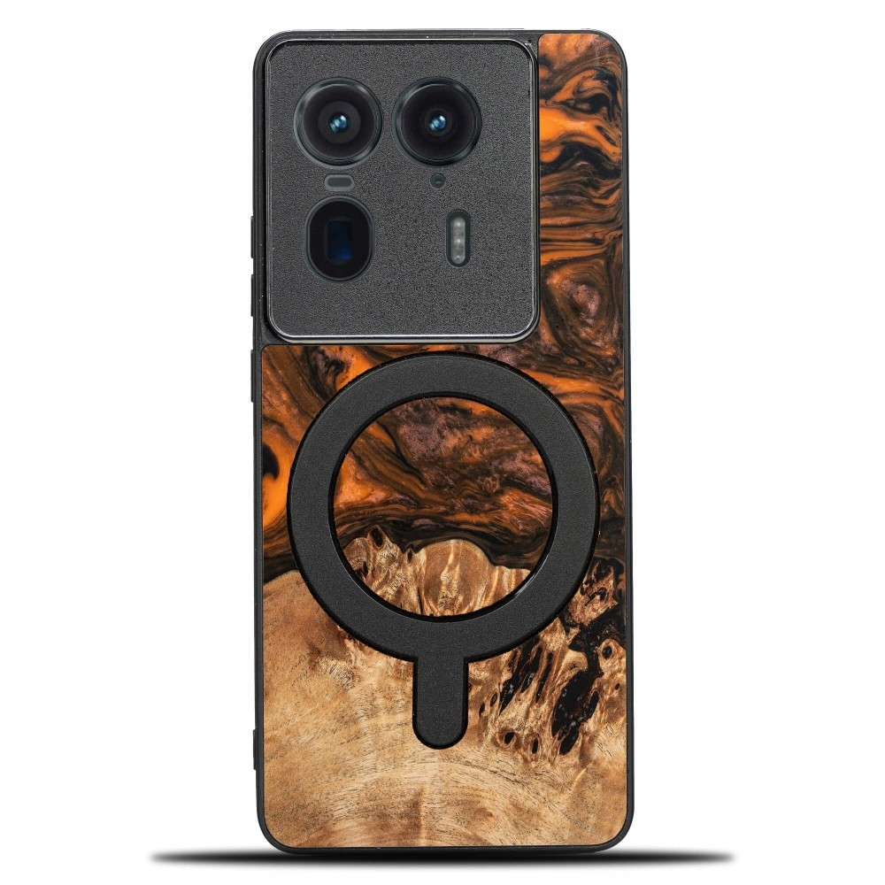 Pouzdro Bewood Unique pro Motorola Edge 50 Ultra Orange s MagSafe