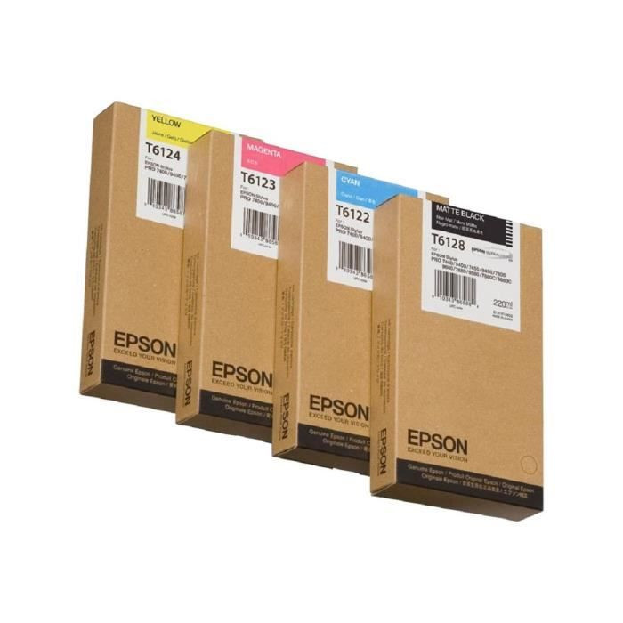 Inkoust Epson T6123 C13T612300 červený (magenta)