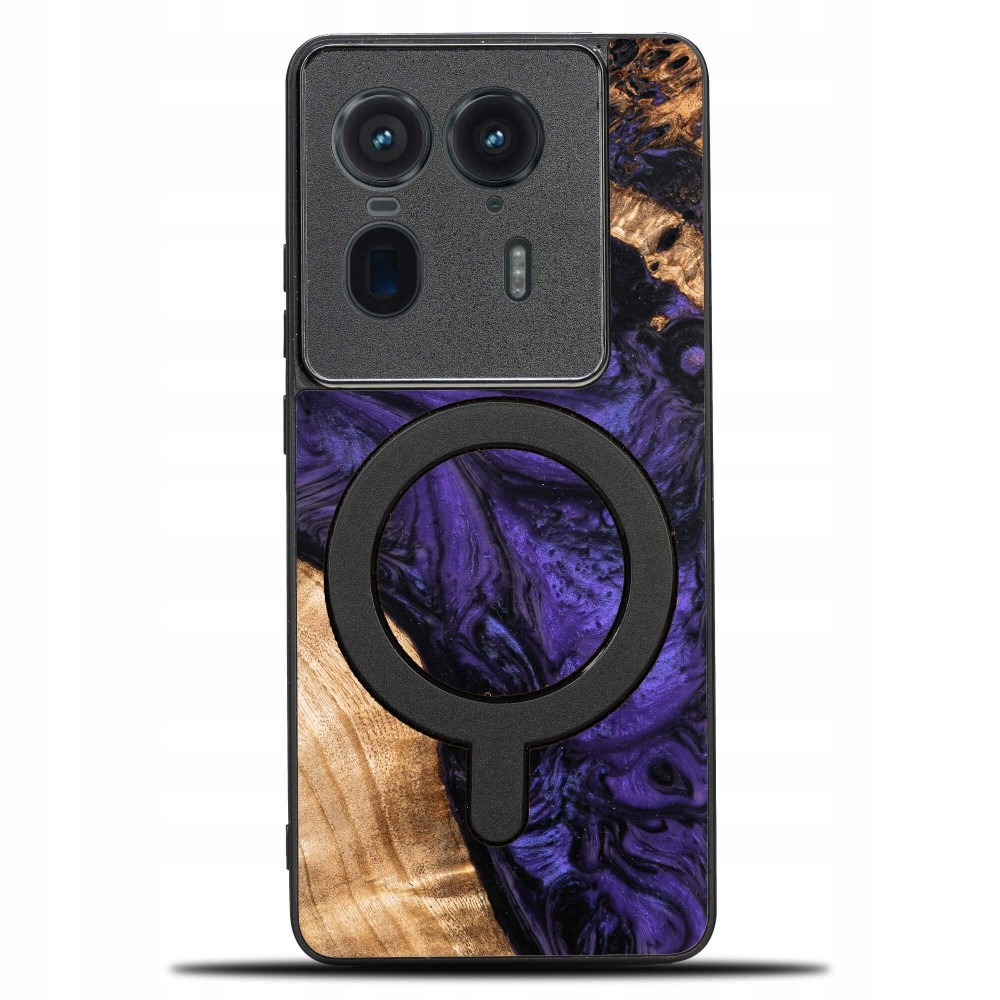 Pouzdro Bewood Unique pro Motorola Edge 50 Ultra Violet s MagSafe