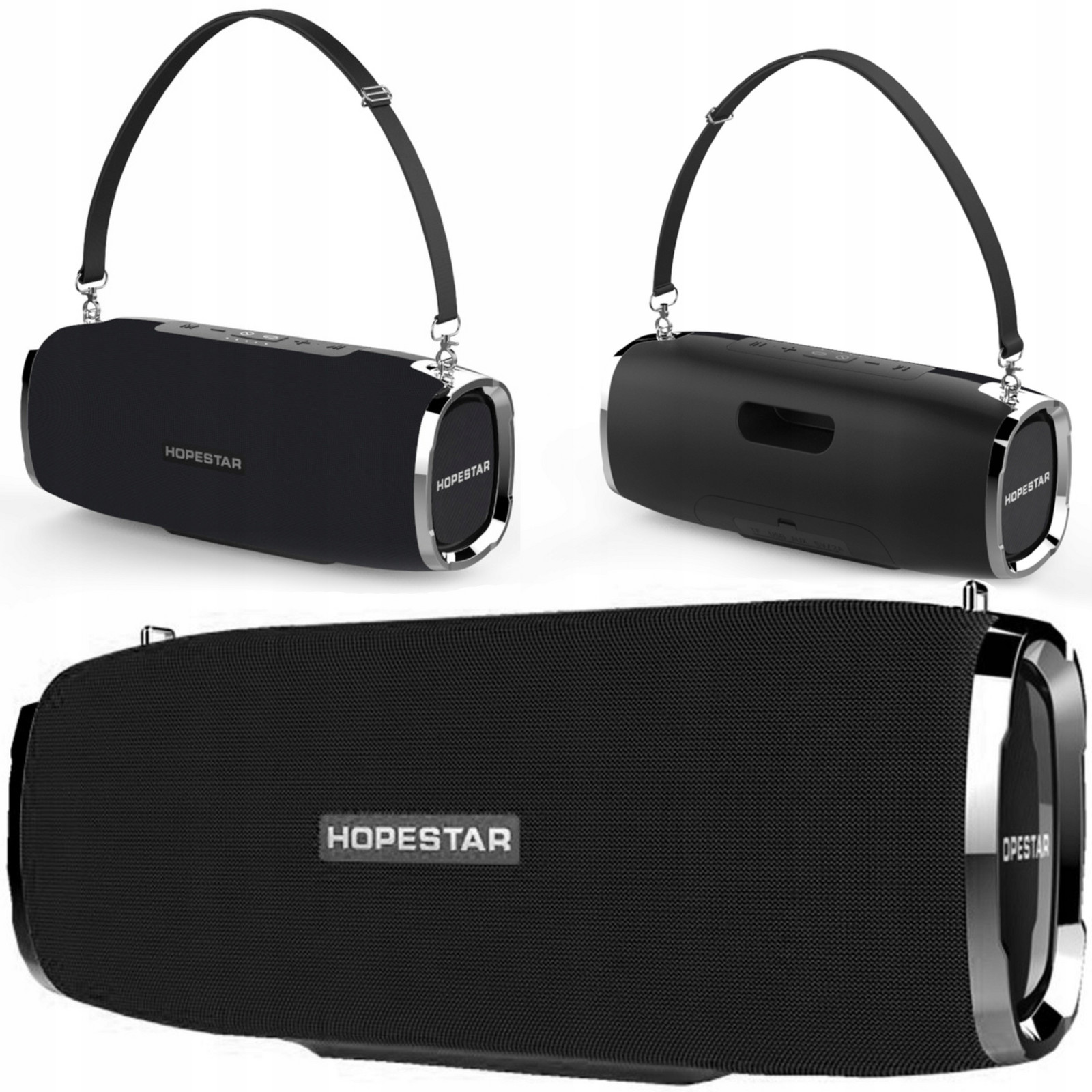 Bluetooth reproduktor Přenosný Boombox Mobilní Usb Rádio Bezdrátový MP3