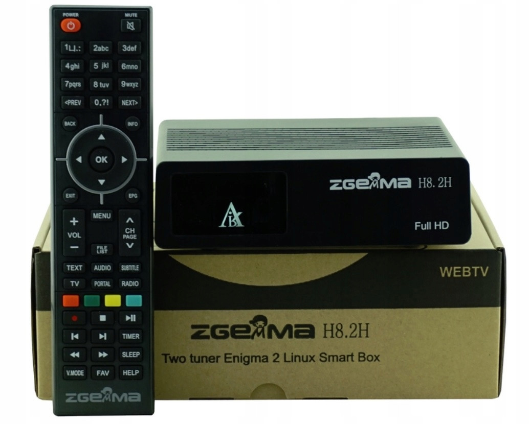 Tuner Zgemma H8.2H Dekodér Sat DVB-T2 Hevc ENIGMA2 E2