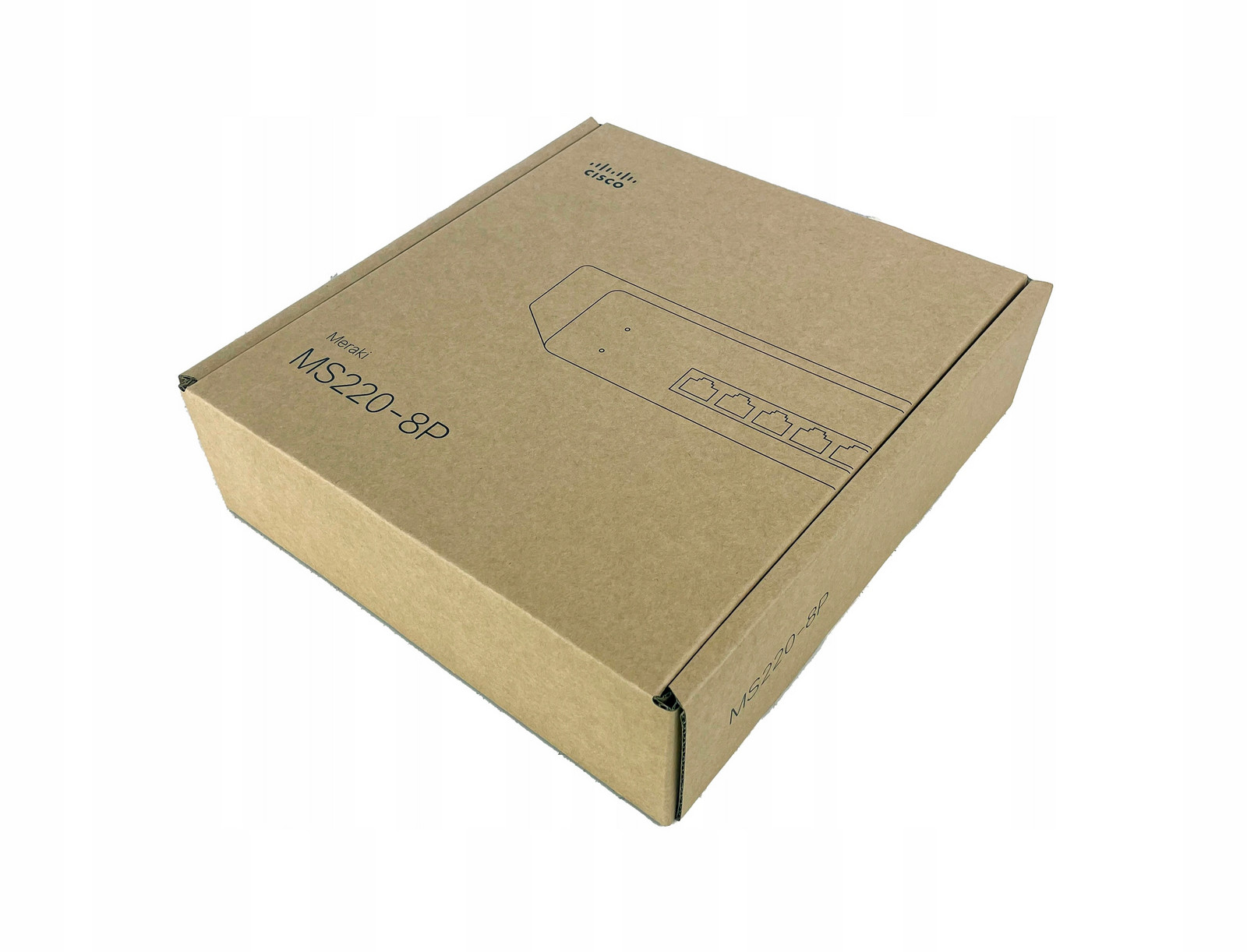 Cisco Meraki MS220-8P-HW 8-Port Gigabit PoE Switch Nové