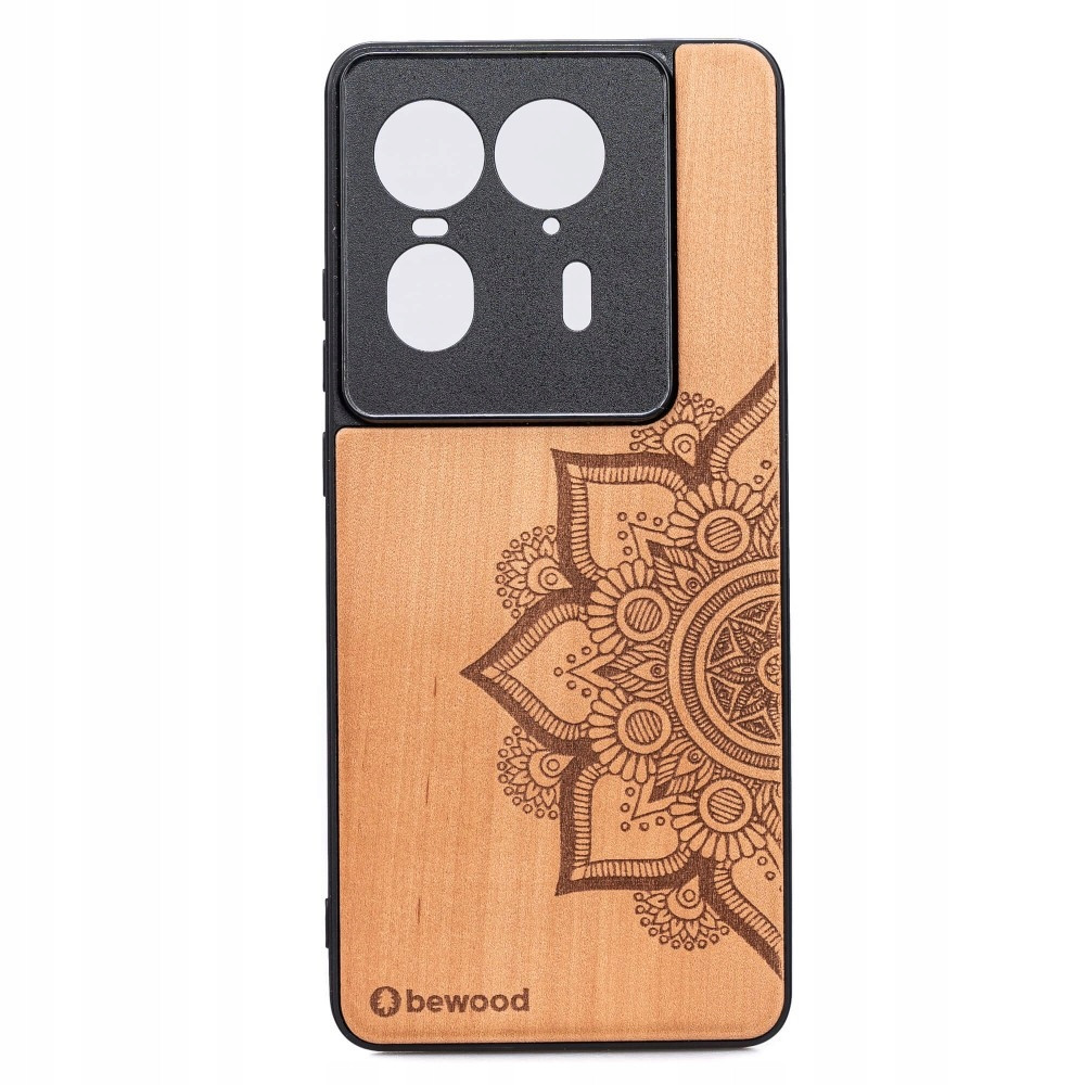 Dřevěné Pouzdro Bewood pro Motorola Edge 50 Ultra Mandala Jabloň