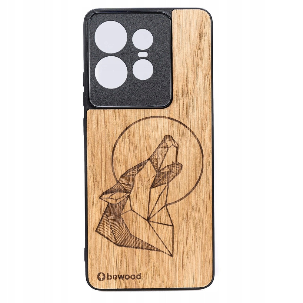 Dřevěné Pouzdro Bewood pro Motorola Edge 50 Pro Vlk Dub