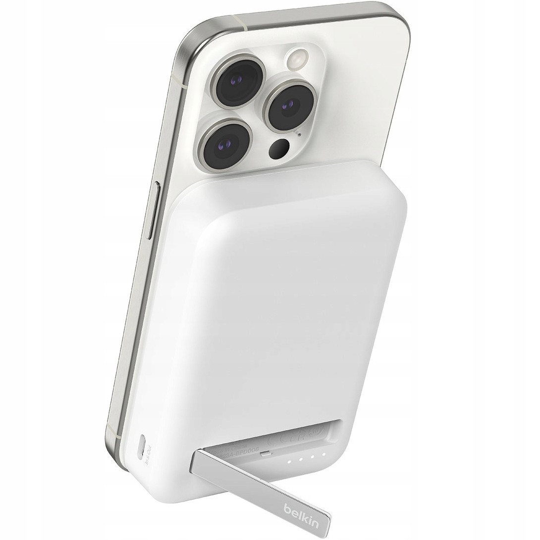 Baterie, Power Bank 10000 mAh Belkin Pro Stand pro MagSafe Qi2 15W stojánek