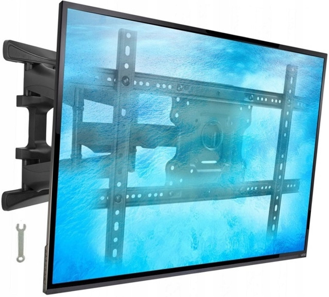 Otočný Černý Ocelový Bezpečný Držák Pro Tv 50 Palců Samsung