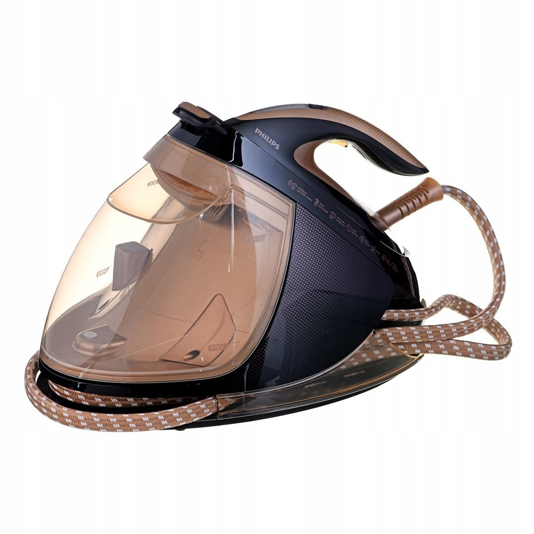 Žehlička s parním generátorem Philips GC9682/80 (2800W; černá barva)