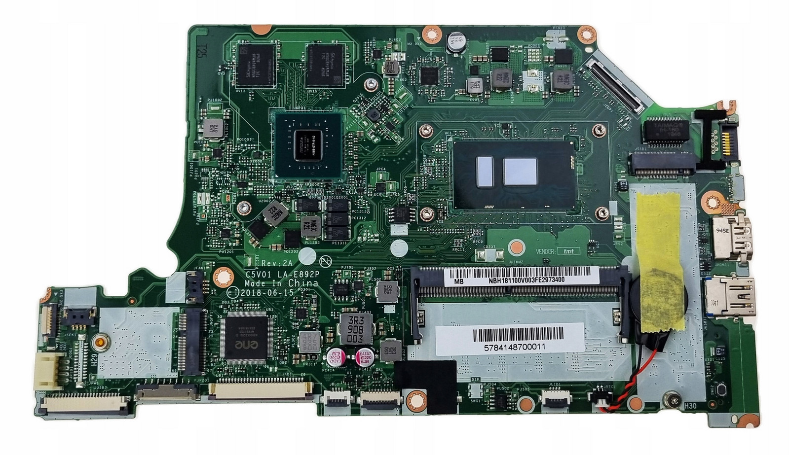 Nová Základní Deska Acer Aspire A315-53G i3 DDR4 C5V01 LA-E892P