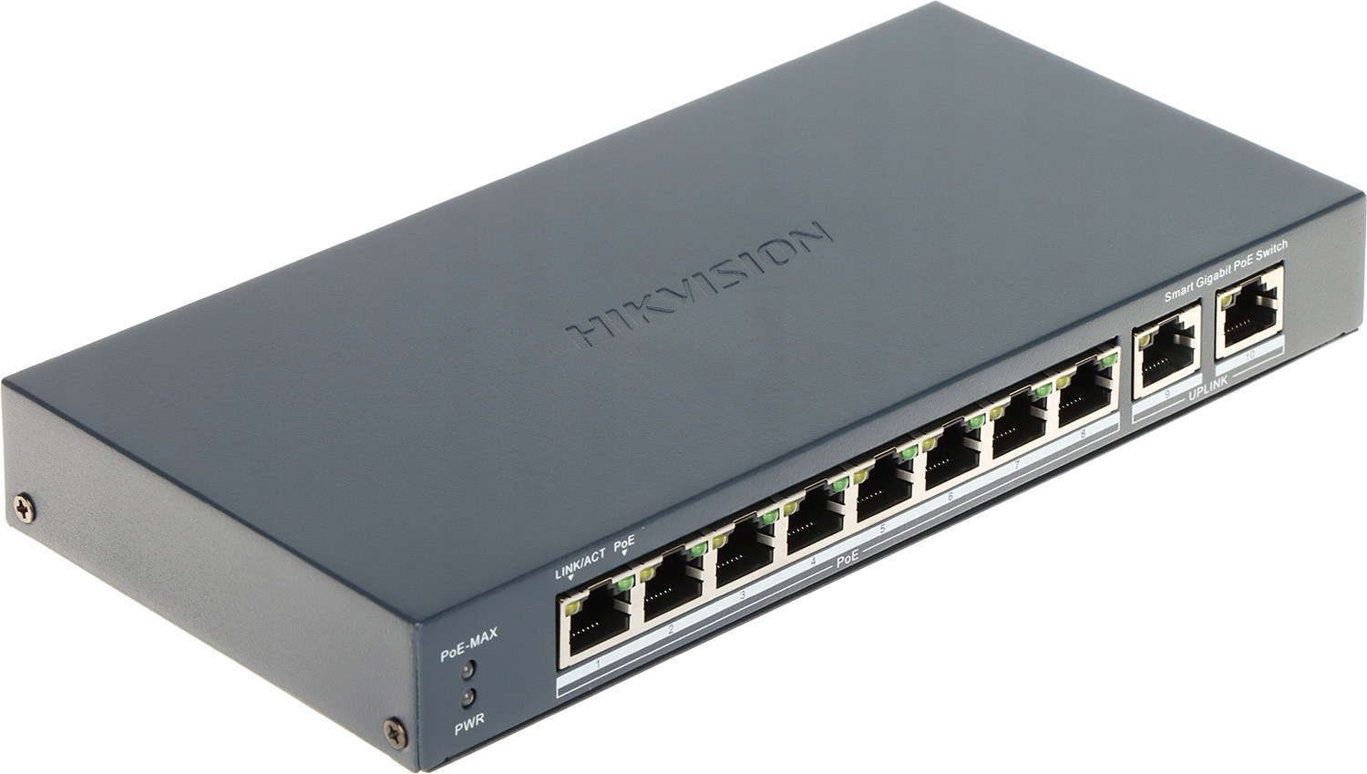 Switch Poe DS-3E1510P-EI 8PORTOVÝ Hikvision