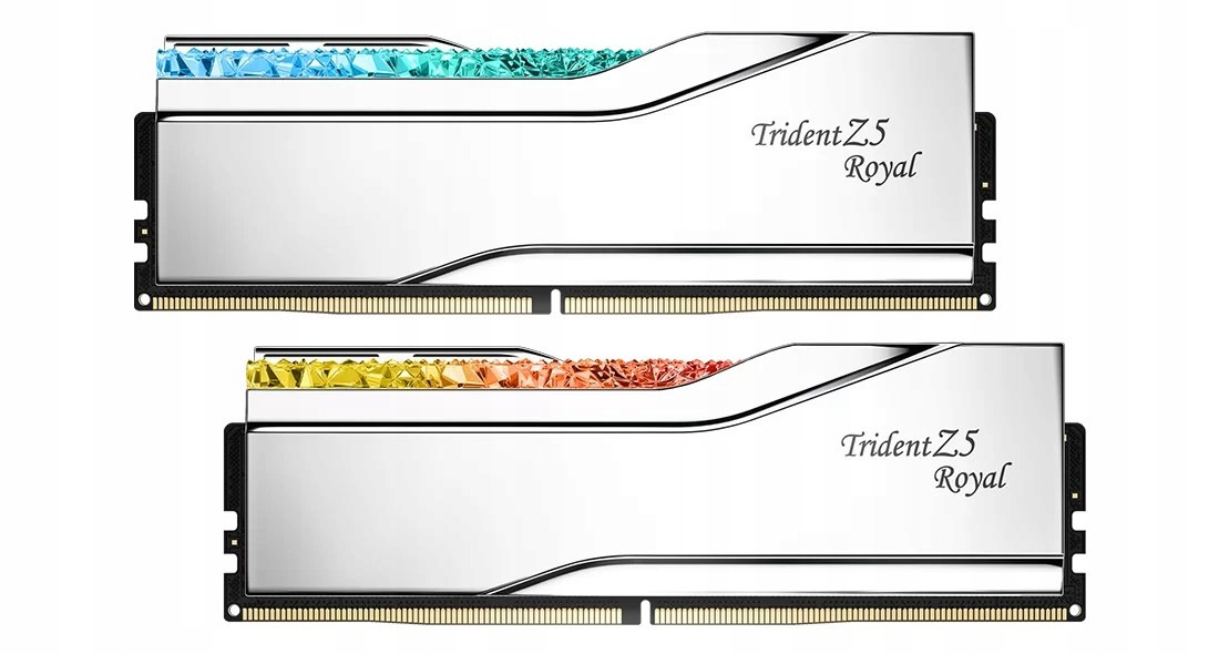 G.skill Trident Z5 Royal Rgb DDR5 2X32GB 6400MHZ CL32 XMP3 Silver F5-6400J3