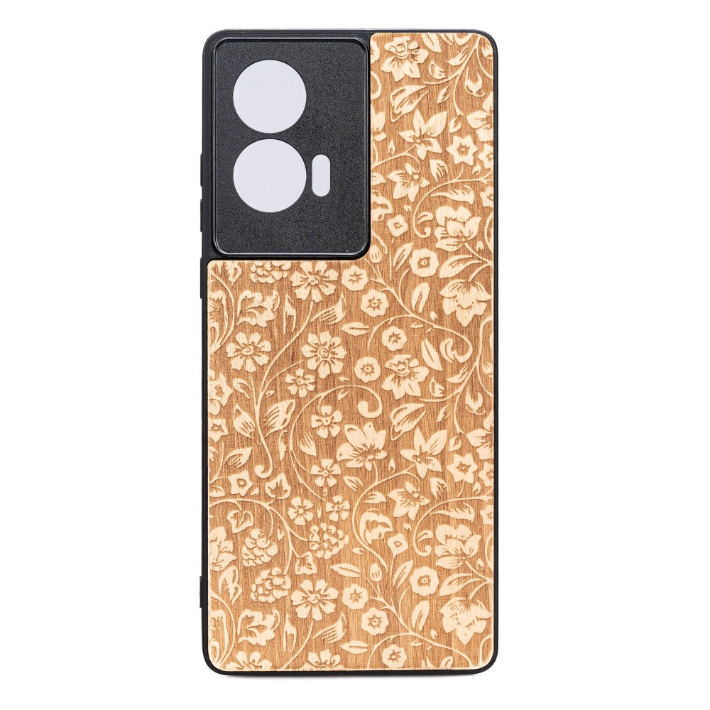 Dřevěné Pouzdro Bewood pro Motorola Edge 50 Fusion Polní Květiny Aniegre