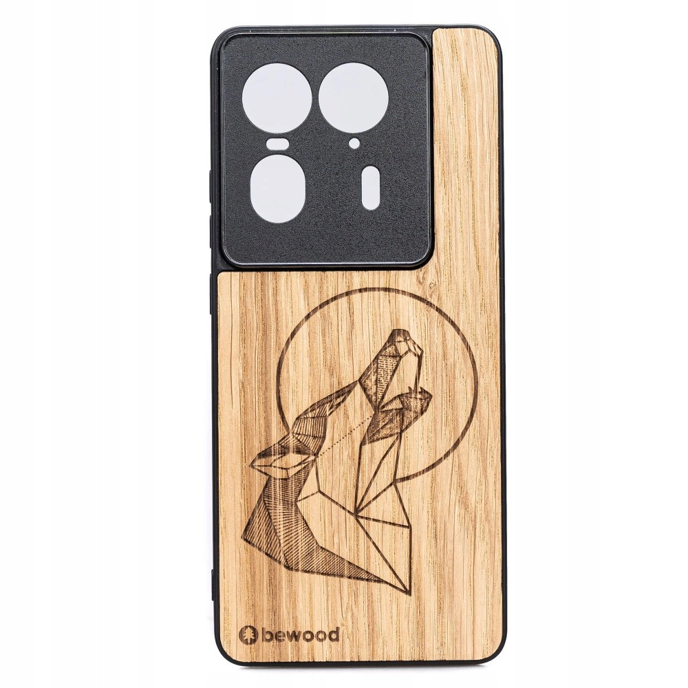 Dřevěné Pouzdro Bewood pro Motorola Edge 50 Ultra Vlk Dub