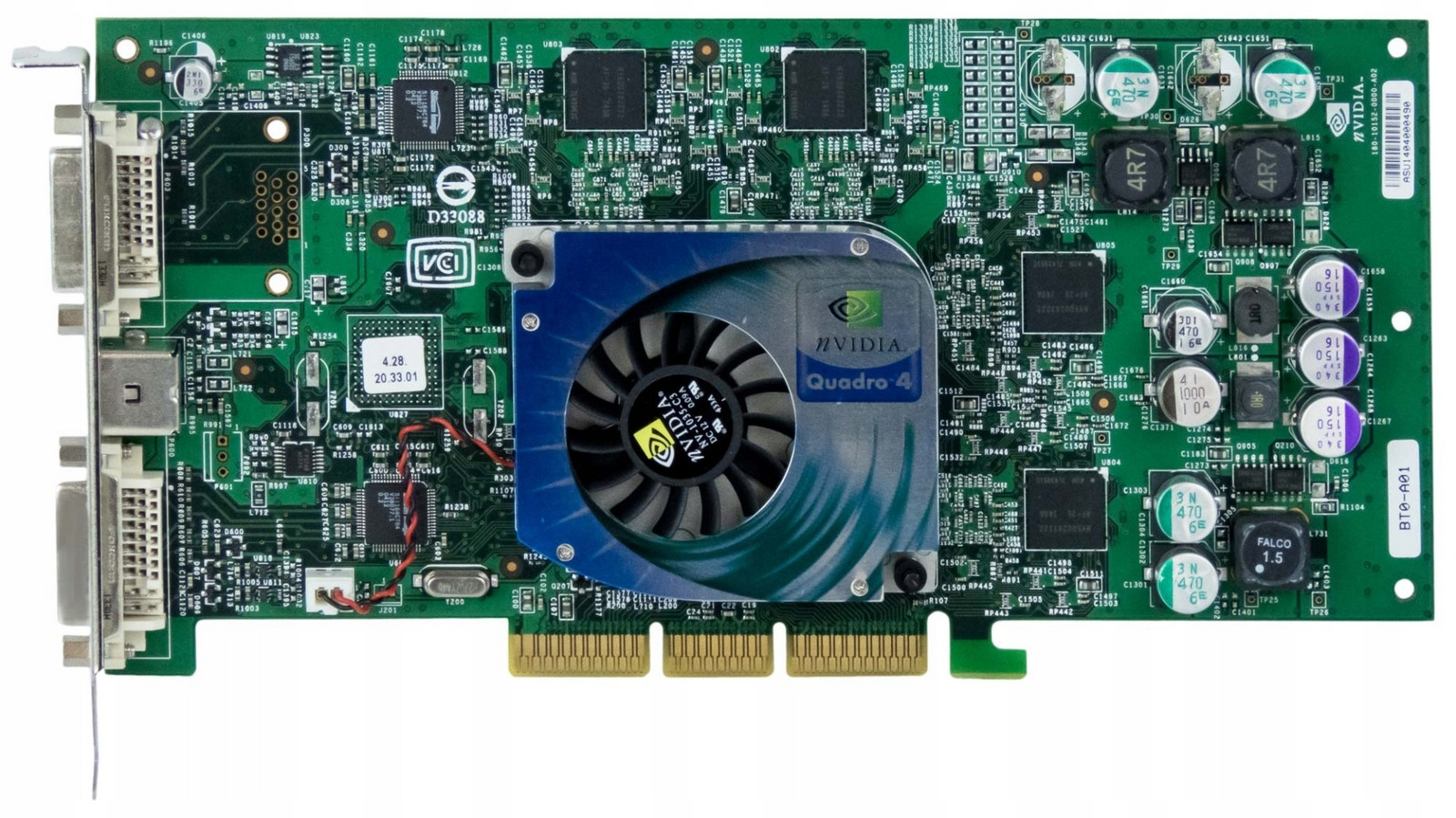 Nvidia QUADRO4 980 Xgl 128MB P152 Agp