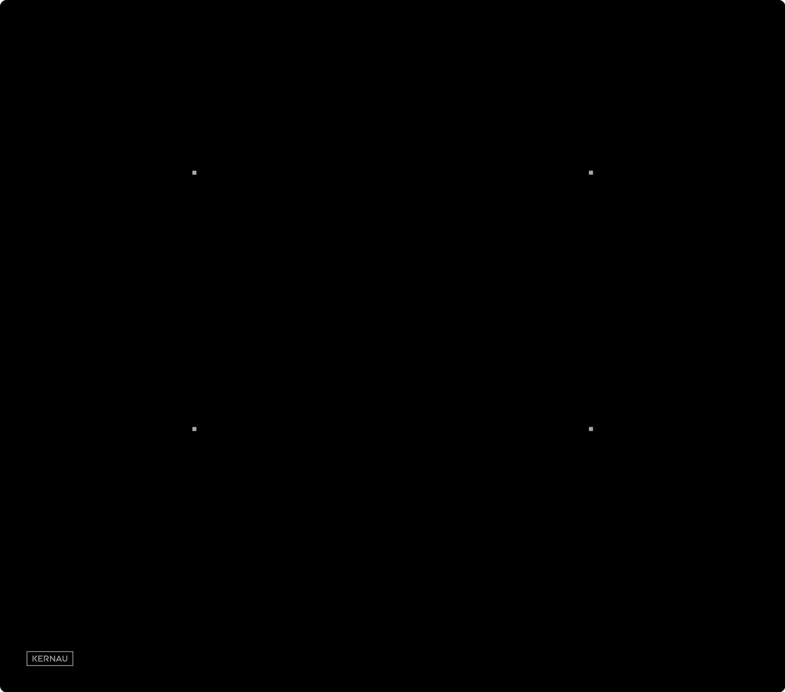 Indukční deska Kernau Kih 6445-4B Pure Black černá