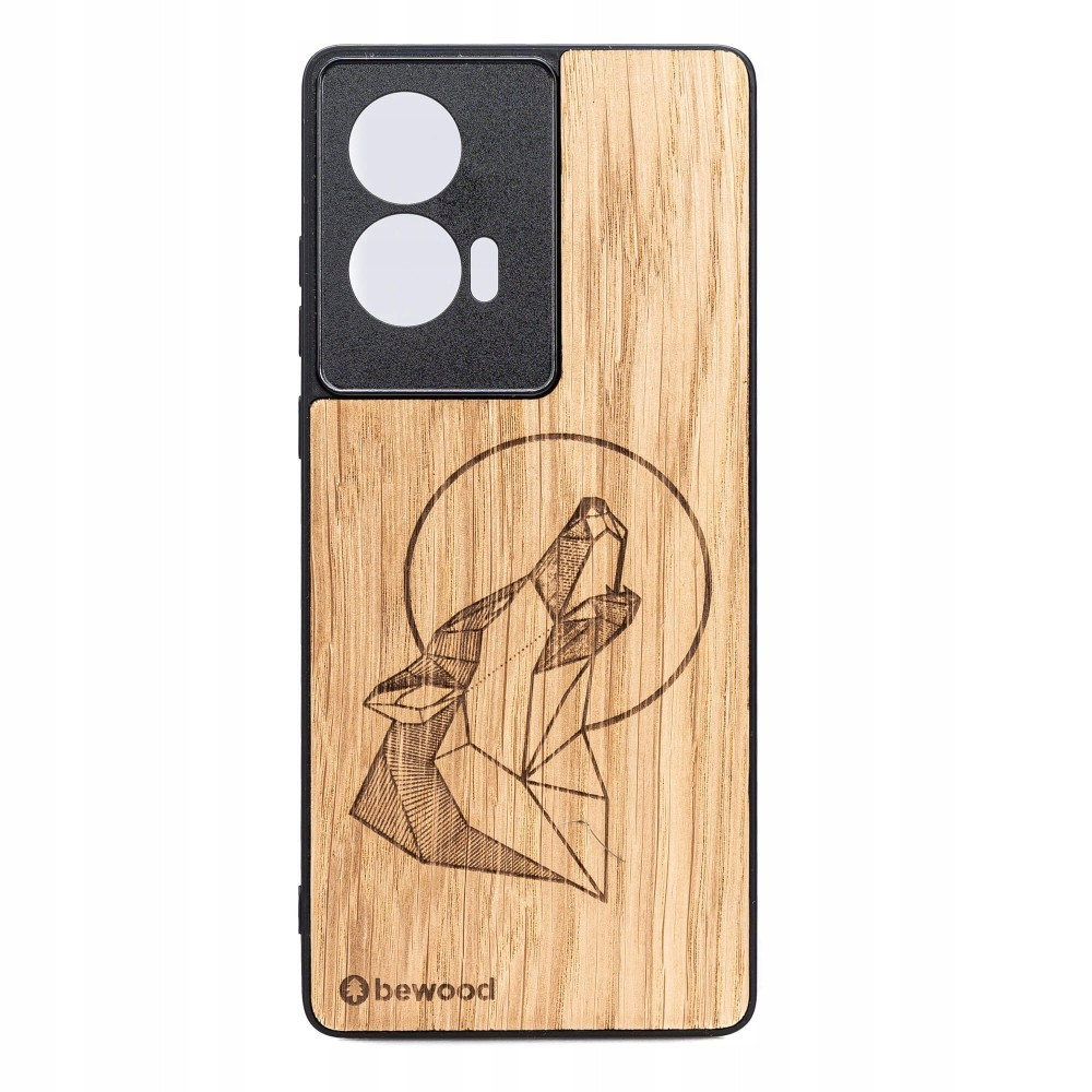 Dřevěné Pouzdro Bewood pro Motorola Edge 50 Fusion Vlk Dub