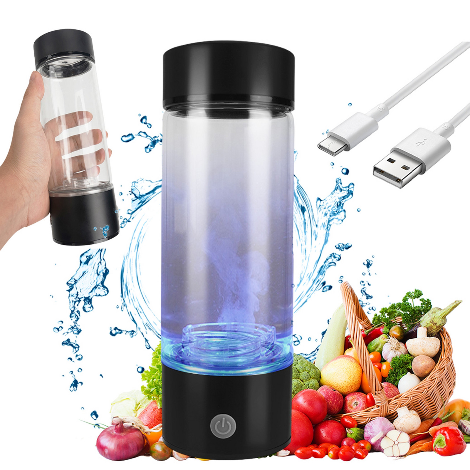 Generátor Lahví Na Vodíkovou Vodu 420ML Zlepšete Kvalitu Vody Za 10 Minut