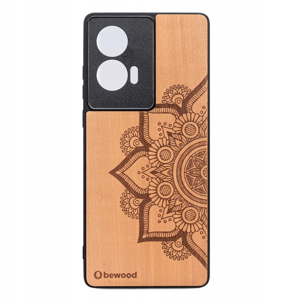 Dřevěné Pouzdro Bewood pro Motorola Edge 50 Fusion Mandala Jabloň