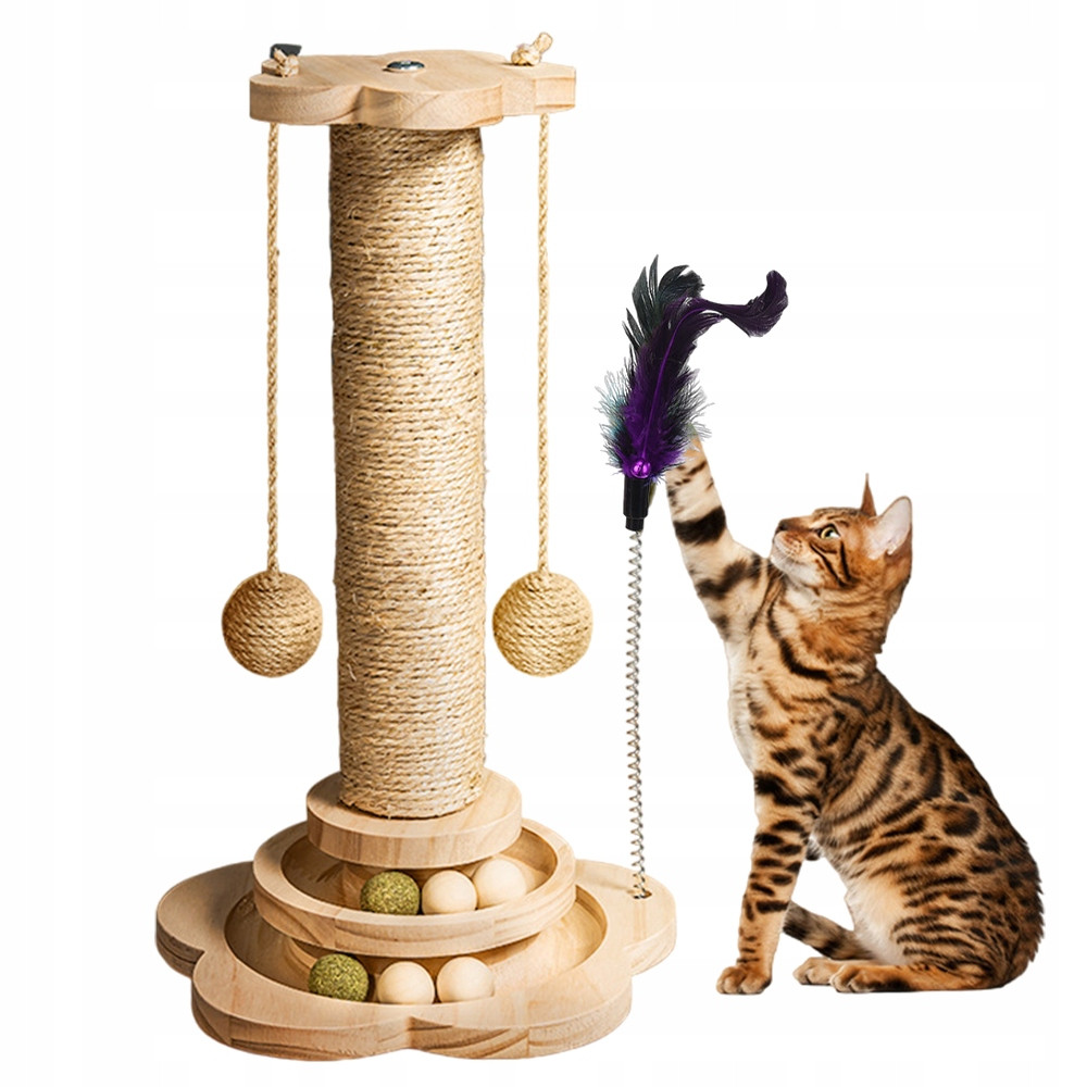 Škrabadlo Pro Kočky Odolné Proti Opotřebení Sisalové Škrabadlo Pro Kočky 24.5x44.5 cm