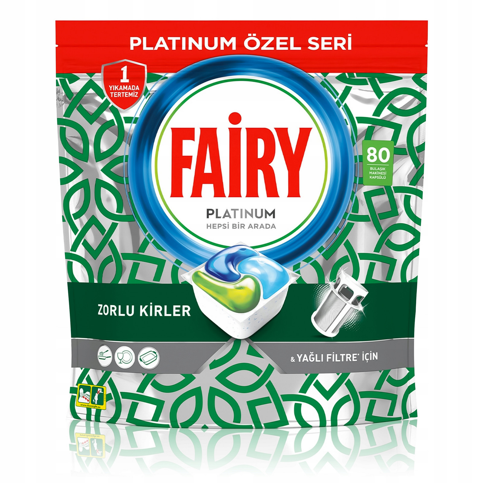 Kapsle tablety do myčky Fairy Platinum All in One Sada 240 kusů