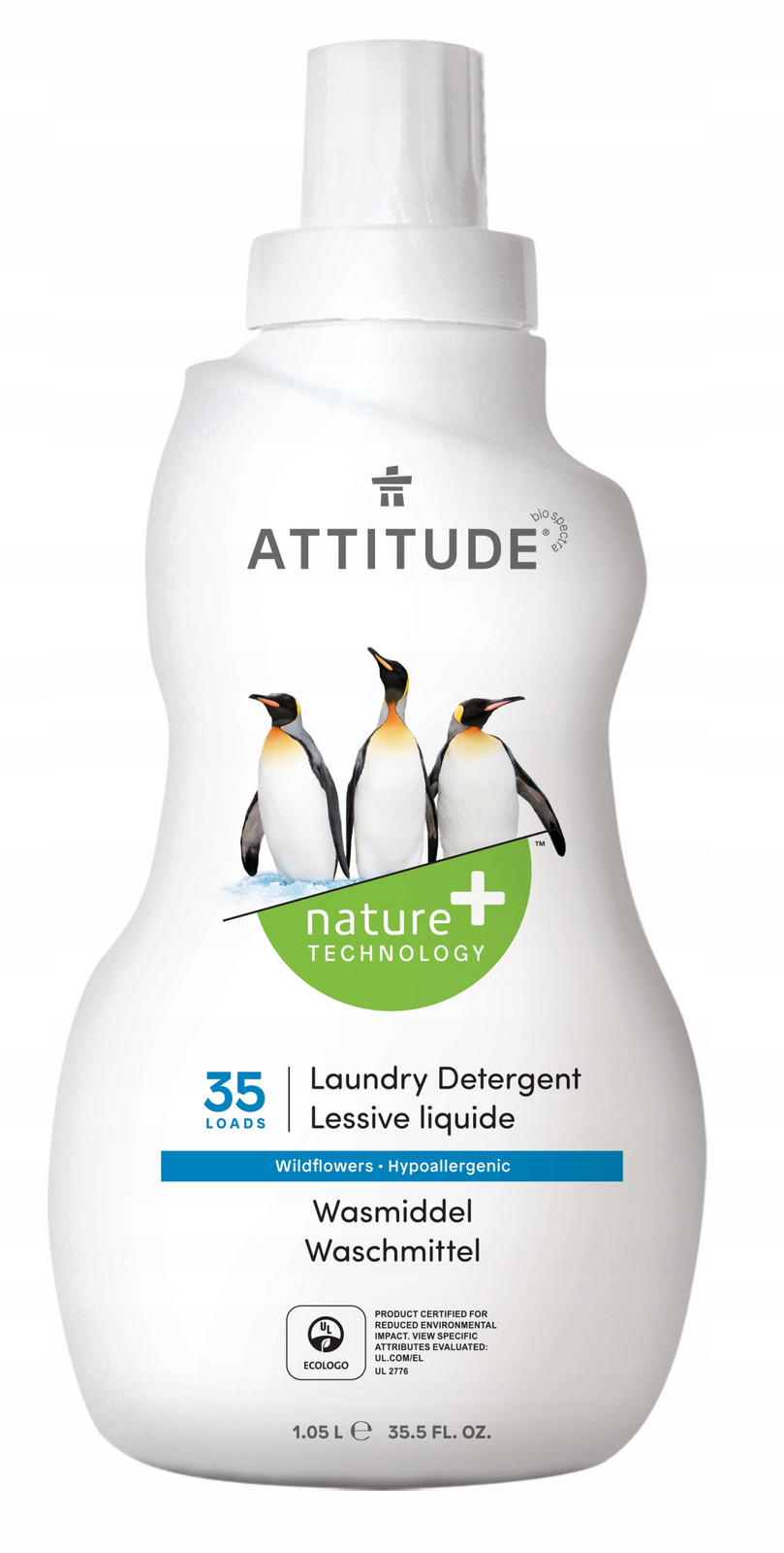 Attitude Gel na mytí s vůní lučních květů 1050 ml (35 mycích dávek