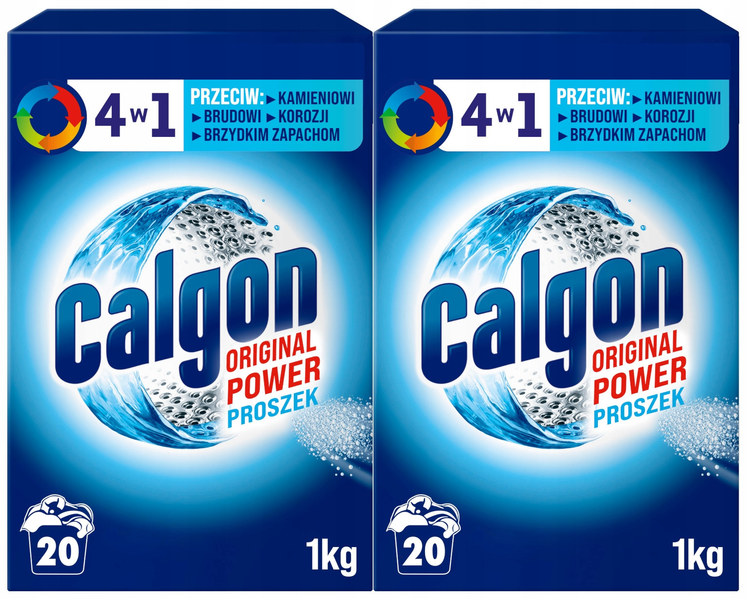 Calgon 4v1 Prášek odvápňovač pro čištění pračky 2 kg 40 praní