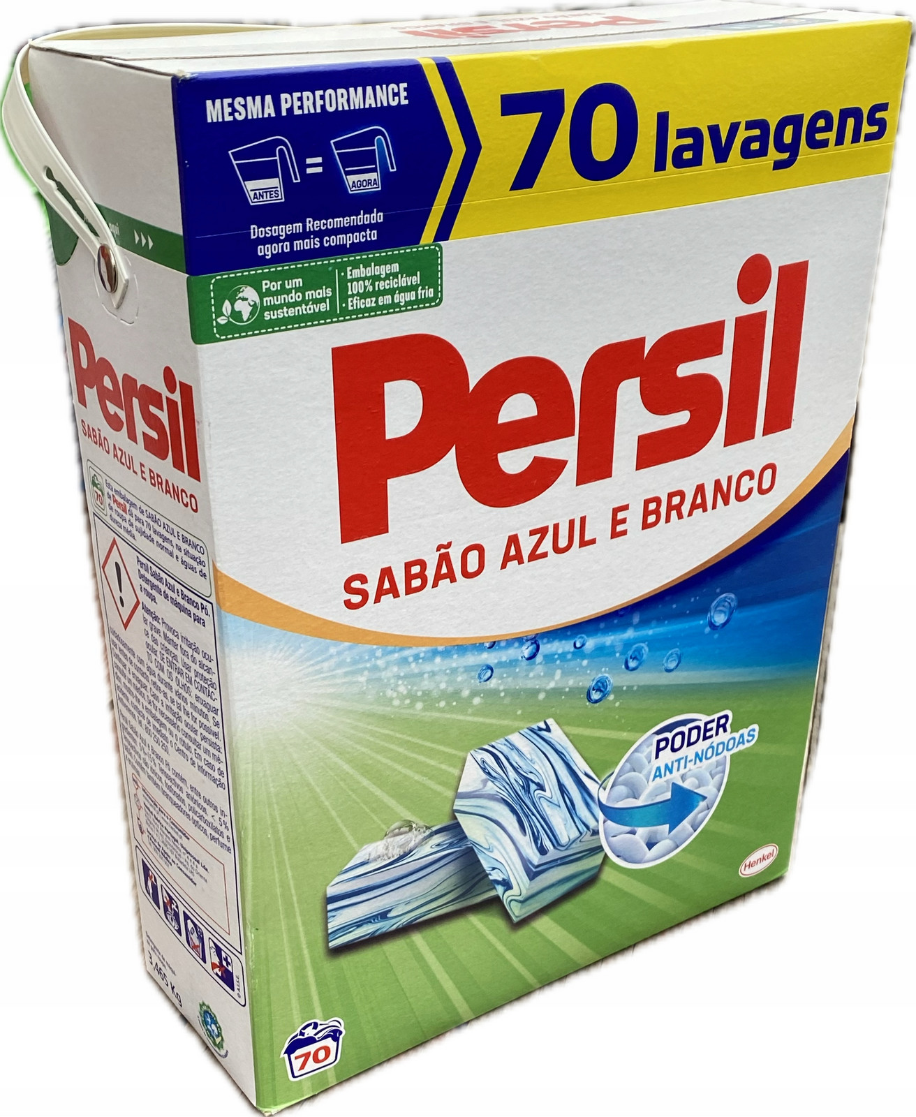 Persil White 3,465kg 70 praní Prací prášek s portugalským mýdlem