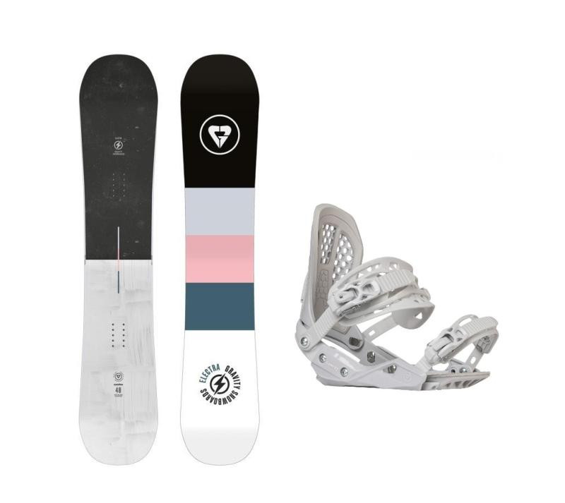 Gravity Electra 24/25 dámský snowboard + Gravity G2 Lady white vázání