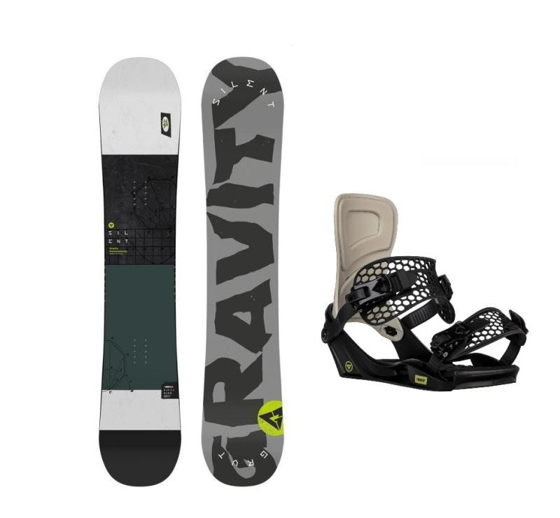 Gravity Silent 24/25 pánský snowboard + Gravity Indy stone/black vázání