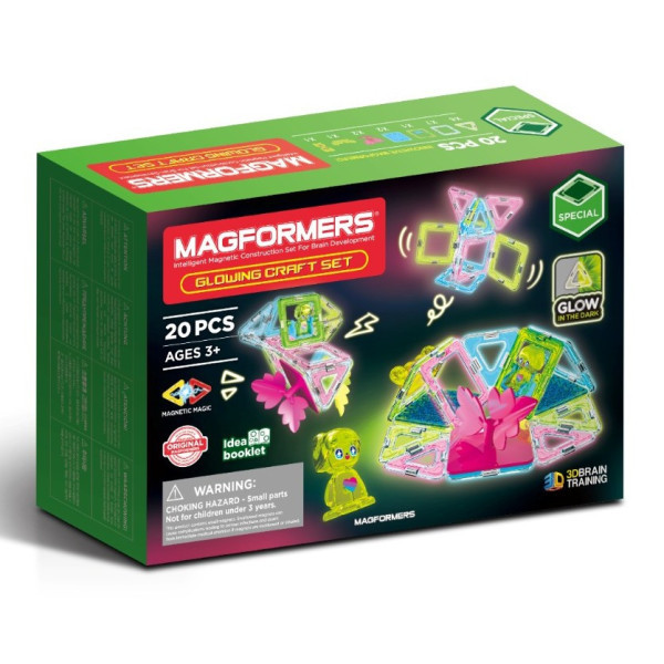 Magformers Glowing Craft set 20 dílků