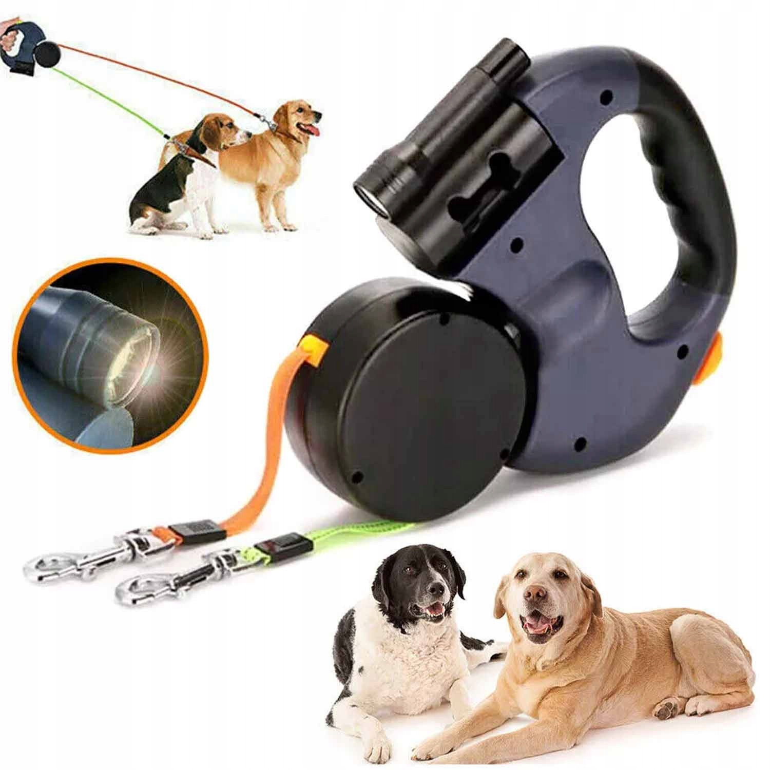 Vodítko Automatické Pro Psa Páska S Aretací Reflexní Silné Rolovací 10KG 3M