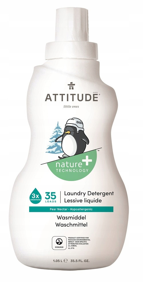 Attitude Gel s vůní hruškové šťávy 1050 ml (35 dávek