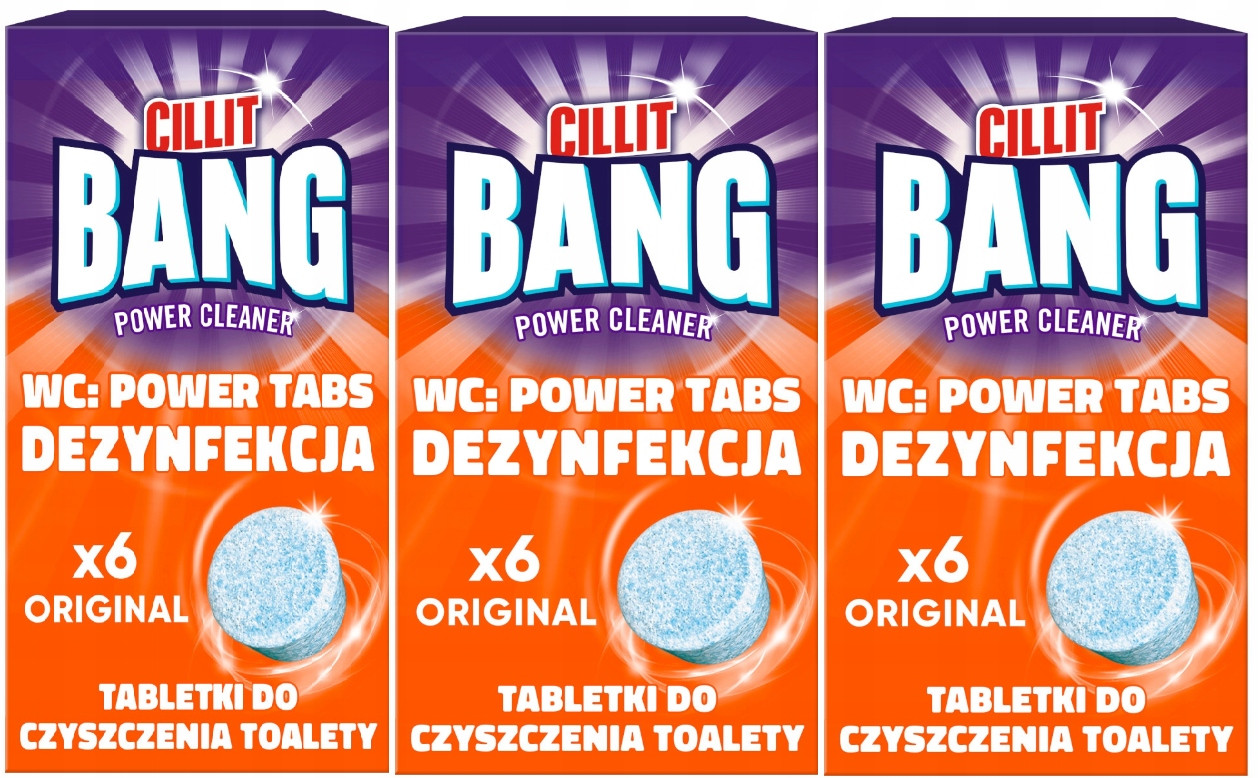 Cillit Bang Wc Dezinfekce Čisticí tablety na Wc original 18 Ks