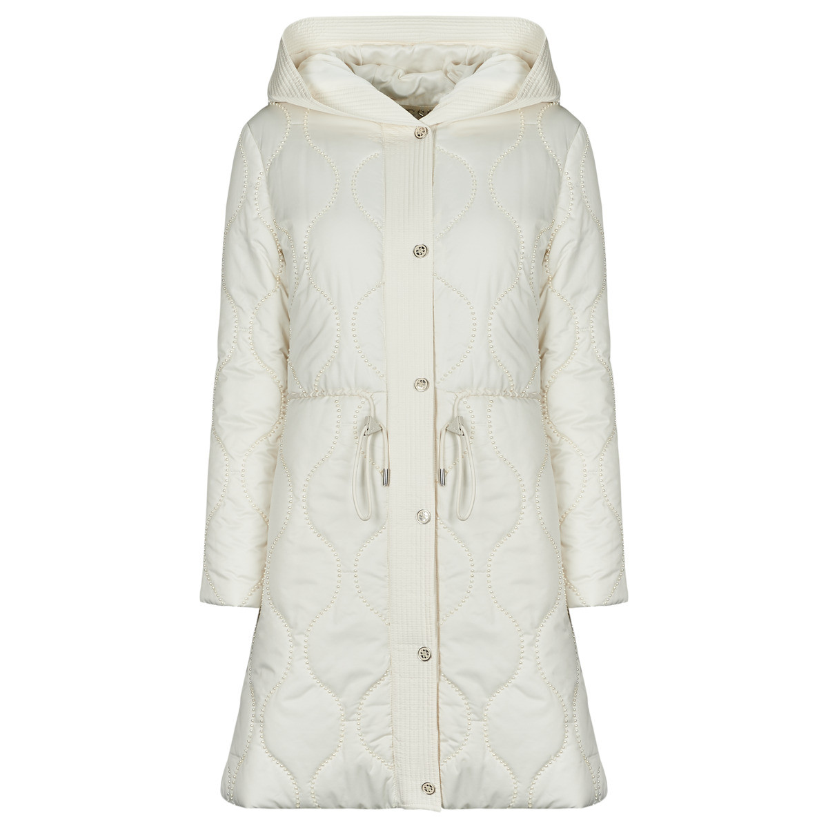 Guess MAITE ONION QUILTING PARKA Bílá