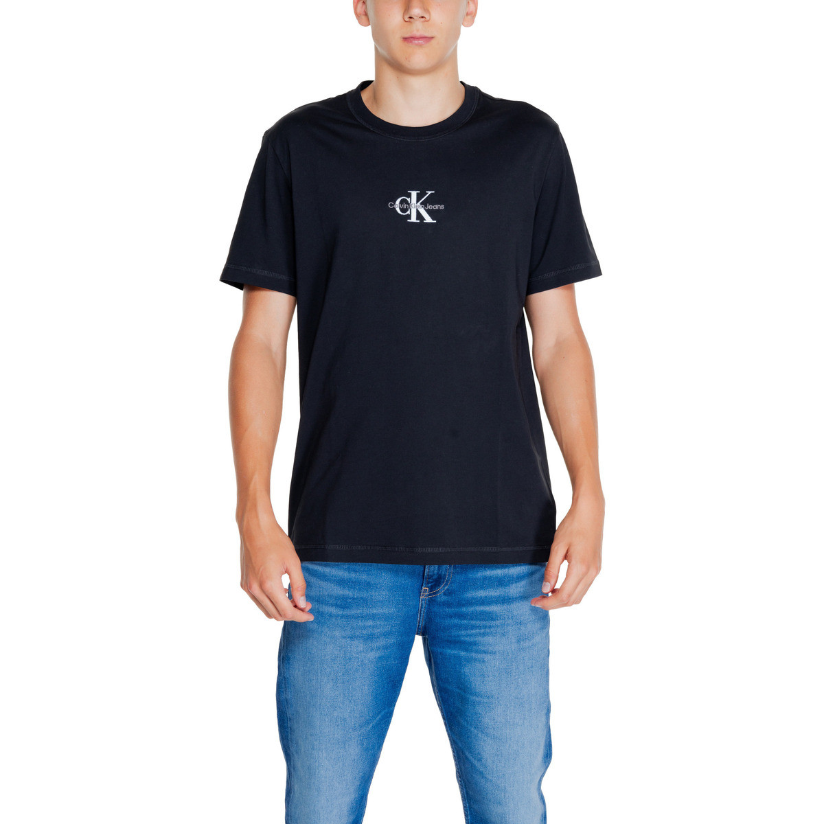 Calvin Klein Jeans  MONOLOGO TEE J30J325649  Černá