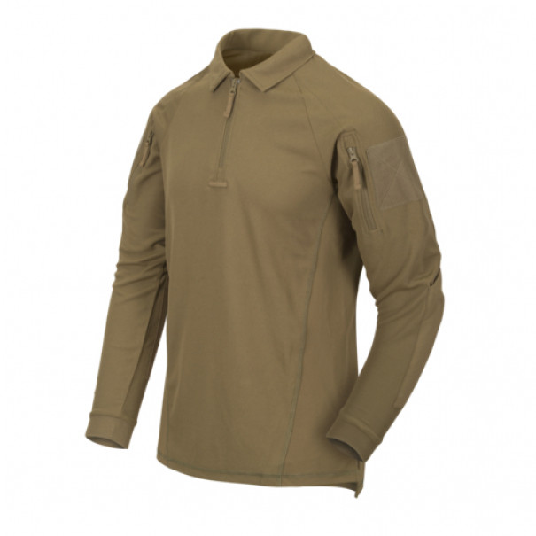 Polokošile s dlouhým rukávem Helikon Range Polo Shirt - coyote, S