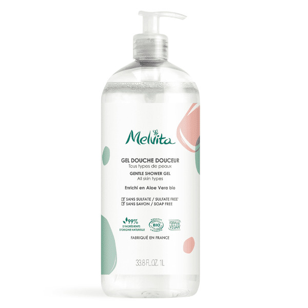 Melvita Jemný sprchový gel bez mýdla s aloe vera (Gentle Shower Gel) 1000 ml