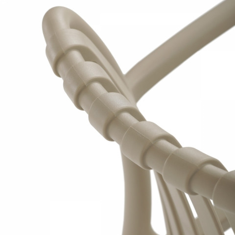 Jídelní židle stohovatelná cappucino plastová CT-X7029 CAP Autronic