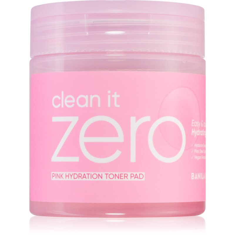 Banila Co. clean it zero Pink Hydration Toner Pad tonizační polštářky s hydratačním účinkem 70 ks