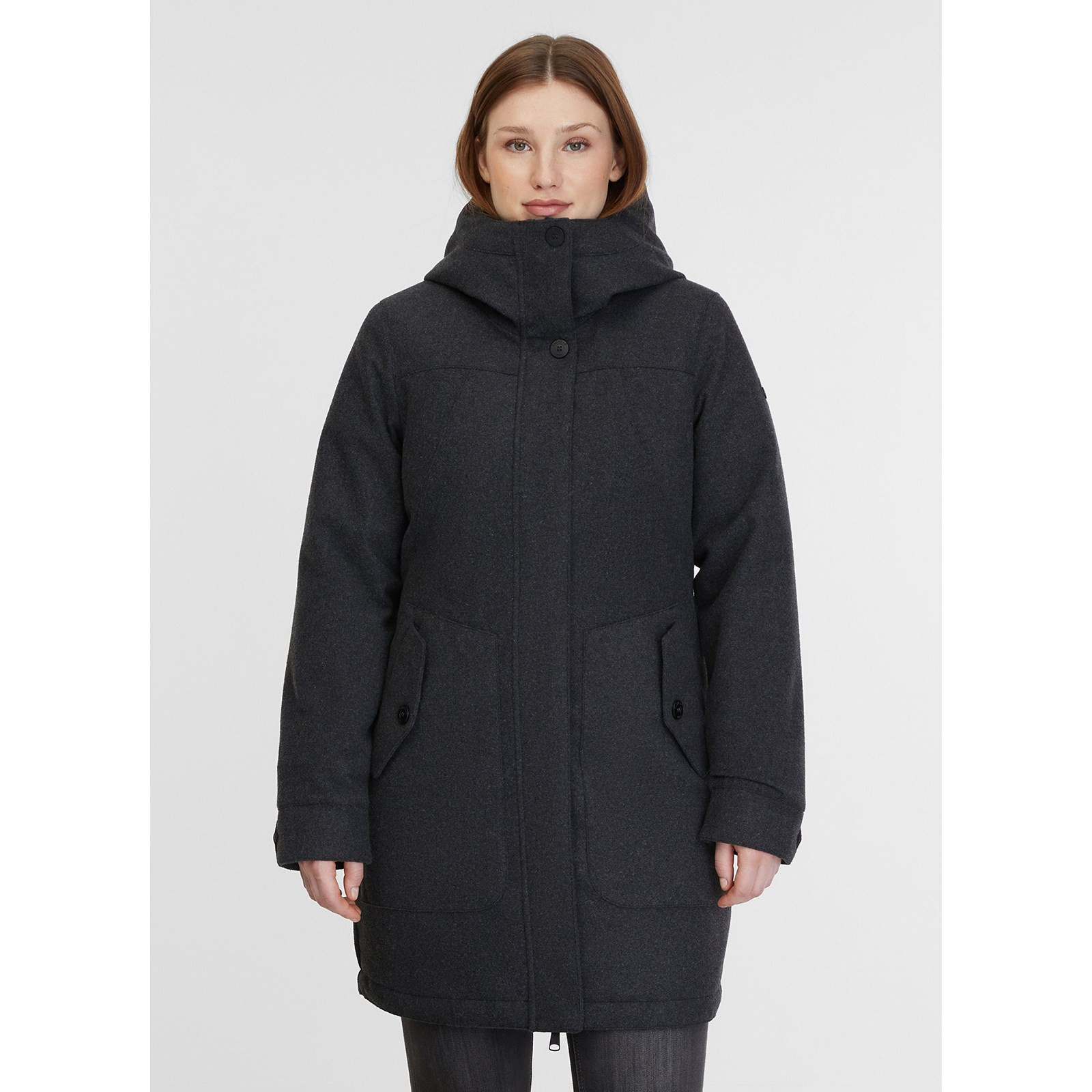 kabát RAGWEAR - Jannisa Coat Dark Grey (3012)