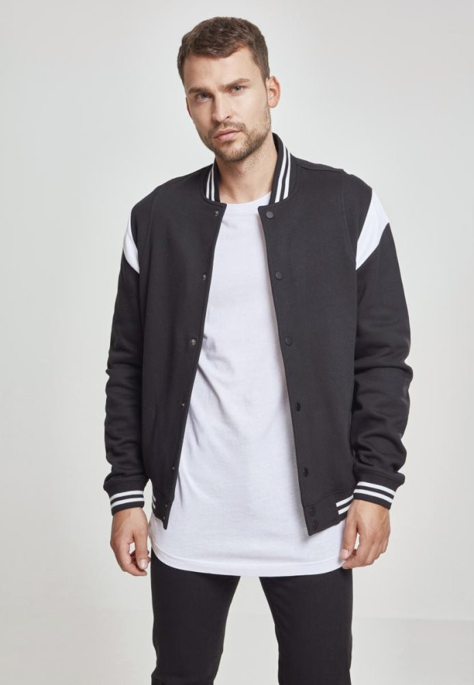 Inset College Sweat Jacket L