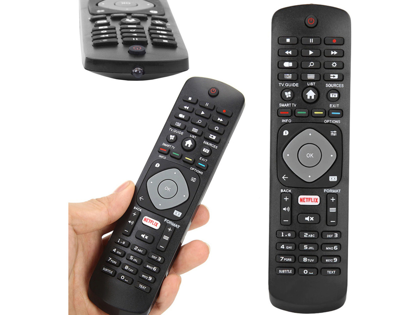 Náhradní dálkový ovladač Philips TV SMART 4K UHD NETFLIX