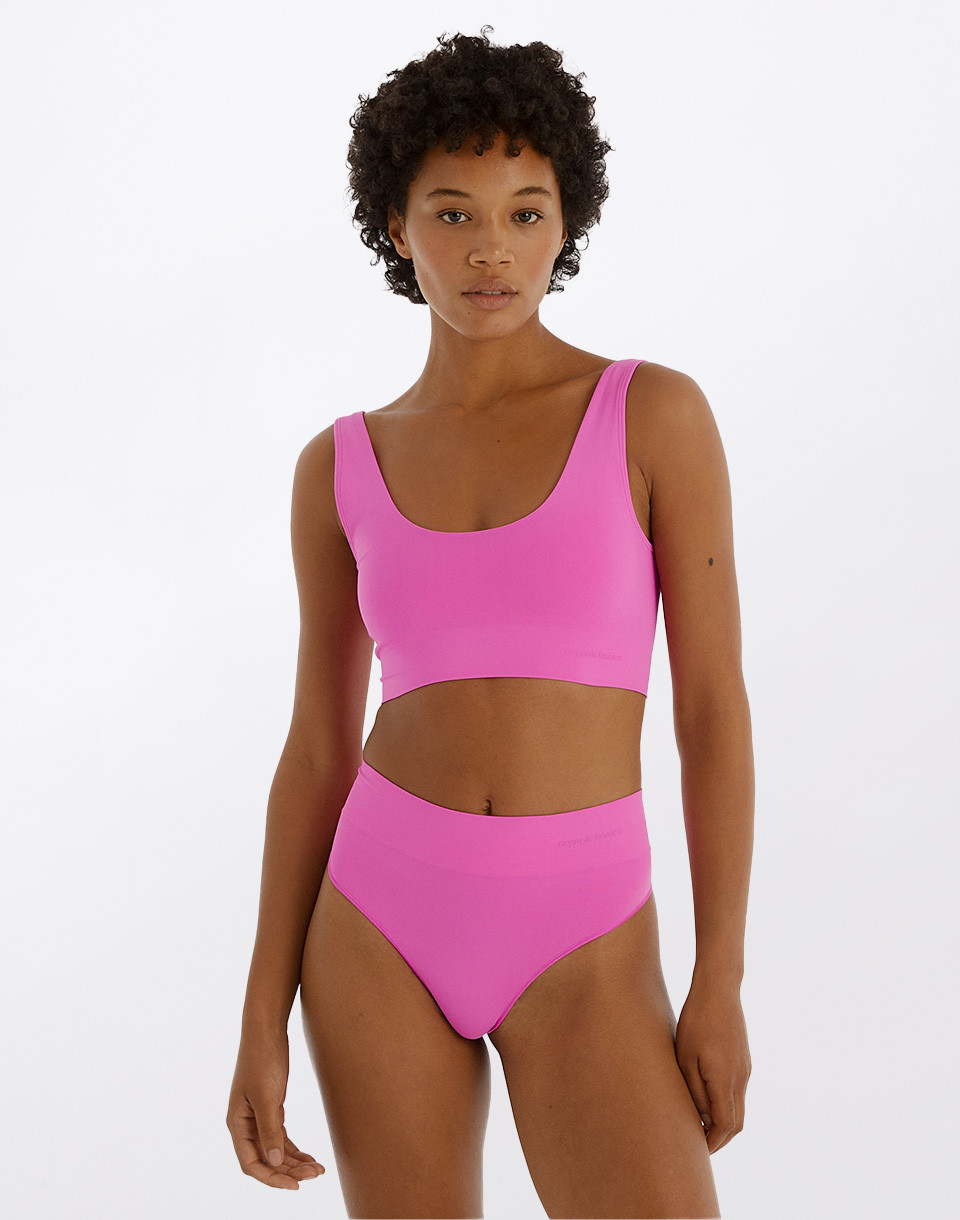 Organic Basics Smooth Bralette Pink XS