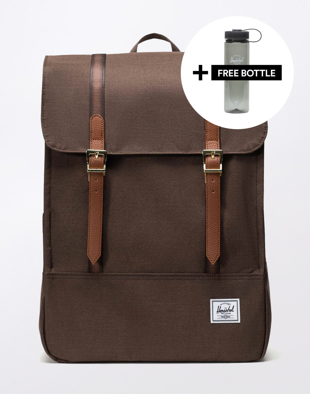 Herschel Supply Survey ™ Chocolate Brown Crosshatch 20 l