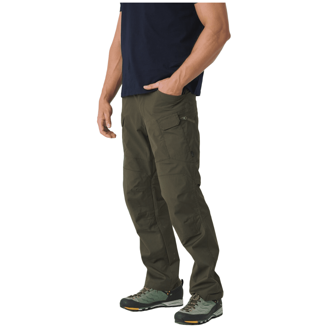 Pánské kalhoty Helikon-Tex Hybrid Outback Pants® - Duracanvas® Velikost: L / Barva: zelená