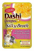 Churu Cat Dashi Delights Silky Broth Chick&Salmon 40g 3 + 1 zdarma