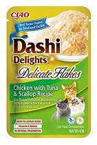 Churu Cat Dashi Delights Deli Flakes Chick&Tun&Scal40g 3 + 1 zdarma