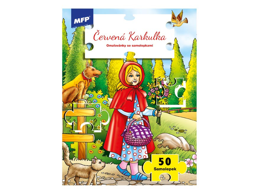 MFP 5301223 Omalovánky se samolepkami Červená Karkulka 210x295mm/8s