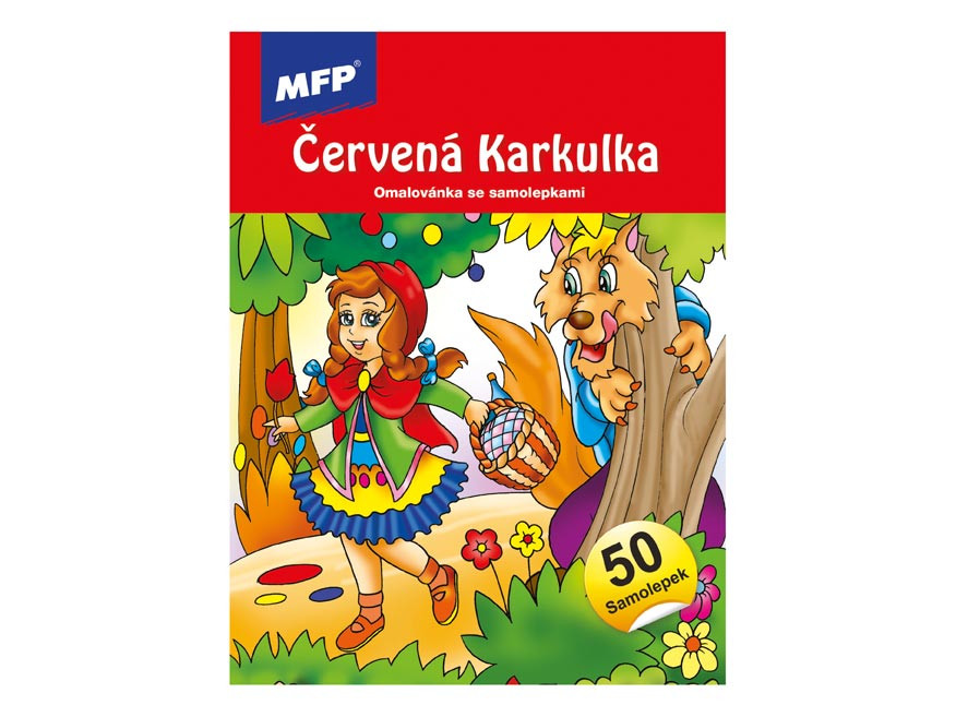 MFP 5301229 Omalovánky se samolepkami Červená Karkulka 2 148x210mm/24s