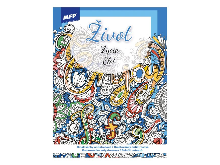 MFP 5301208 Omalovánky antistresové Život 210x290mm/32s